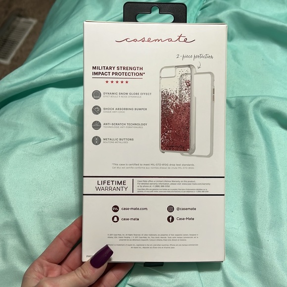 Case-Mate Rose Gold Waterfall Case - Picture 2 of 2